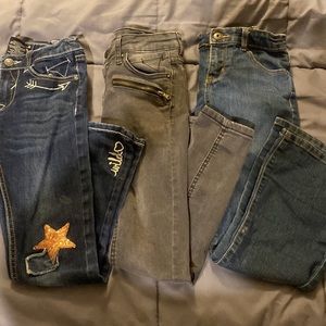 3 pair size 8 girls jeans